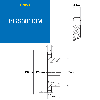 CMW - Pignone con mozzo smontabile 2517 - Pignone singolo - 24B1 - 13 denti - passo 38,1 mm
