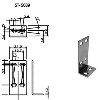 Équerre de fixation en L (l x h) 1.2 mm x 21.5 mm - ST-5039