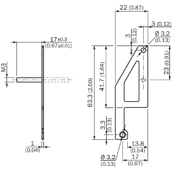 Équerre d'adaptation Permet de fixer une W9-2 à la place d'une W9 - BEF-AP-W9 Équerre d'adaptation Permet de fixer une W9-2 à la place d'une W9 - BEF-AP-W9-Lire la description