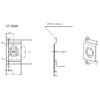 Équerre de fixation pour S300 - ST-5099-Lire la description