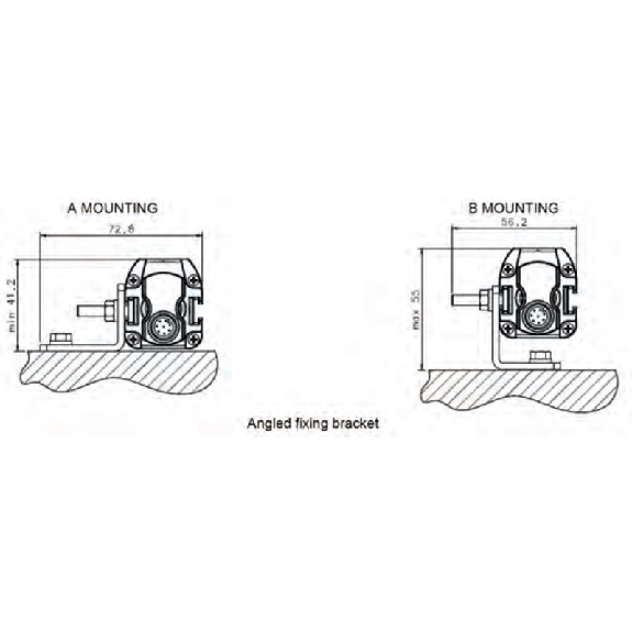 Kit 4 pièces équerres de fixation pour barrage immatériel série SE/SG - ST-KSTD Kit 4 pièces équerres de fixation pour barrage immatériel série SE/SG - ST-KSTD-Lire la description