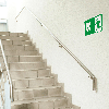 Rettungszeichen Rettungsweg links aufwärts, Kunststoff, 300x150mm, ASR A1.3, DIN EN ISO 7010 E001 Rettungszeichen Rettungsweg links aufwärts, Kunststoff, 300x150mm, ASR A1.3, DIN EN ISO 7010 E001