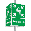 Sammelstellenschilderset aus Aluminium 400x600 mm