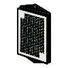 Réflecteur polarisant spécial PET, 44x80x8,5mm - E39-RP1