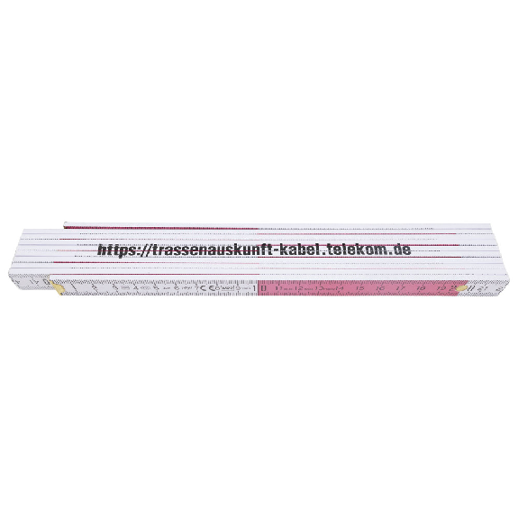 Glirmaßstab 2 m, Holz, weiß/rot mit Aufdruck, 16 mm Glirmaßstab 2 m, Holz, weiß/rot mit Aufdruck, 16 mm-Beschreibung lesen