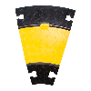 Passage de câble 4- canaux (2x52x52mm + 2x46x52mm) coudé 30° - 39870041
