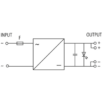 Module redresseur et de filtrage monophasé 41 V AC 24 V DC 5 A-Lire la description