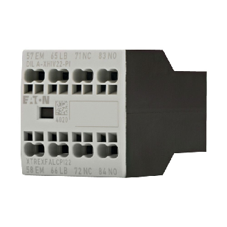 Contacts auxiliaires, Ith=16A, 1F, 1FA, 1O, 1OR, Frontal, Push-In - DILA-XHIV22-PI-Lire la description