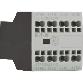 Contacts auxiliaires, Ith=16A, 1F, 1FA, 1O, 1OR, Frontal, Push-In - DILA-XHIV22-PI-Lire la description