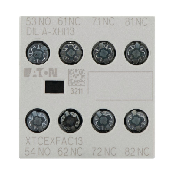 Contacts auxiliaires, Ith=16A, 1F, 3O, Frontal, Push-In - DILA-XHI13-PI Contacts auxiliaires, Ith=16A, 1F, 3O, Frontal, Push-In - DILA-XHI13-PI-Lire la description