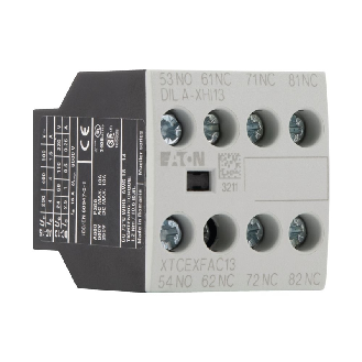 Contacts auxiliaires, Ith=16A, 1F, 3O, Frontal, Push-In - DILA-XHI13-PI-Lire la description