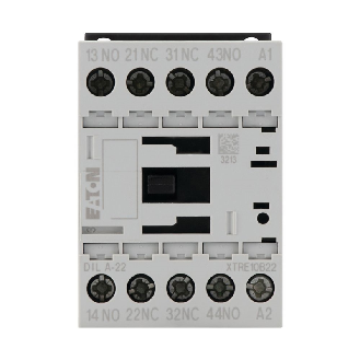 Contacteur auxiliaire, 2F, 2O, 230V 50/60Hz, bornes à vis - DILA-22(230V50/60HZ)-Lire la description