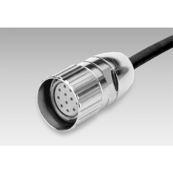M23 Fem Droit 12p; Câble Blindé PUR Noir Cpc 5m - ESG 23JH0500GVI M23 Fem Droit 12p; Câble Blindé PUR Noir Cpc 5m - ESG 23JH0500GVI-Lire la description