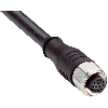M12A Fem Droit 12p; Câble Blindé PUR 12x0,14 Noir 10m - SIC6054973 M12A Fem Droit 12p; Câble Blindé PUR 12x0,14 Noir 10m - SIC6054973