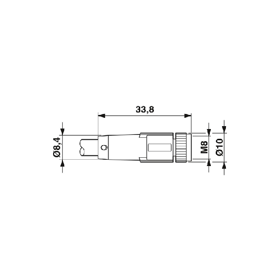M08A Fem Droit 3p; Câble Blindé PUR 3x0.25 Gris/Noir Cpc 10m - SAC-3P-10,0-PUR/M 8FS SH M08A Fem Droit 3p; Câble Blindé PUR 3x0.25 Gris/Noir Cpc 10m - SAC-3P-10,0-PUR/M 8FS SH-Lire la description