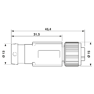 M12D Fem Droit 4p/M12D Mâle Droit 4p; PVC Blindé 4x0.34 Vert 10m - NBC-M12MSD/10,0-93B/M12FSD CMC-Lire la description