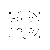 M12D Fem Droit 4p/M12D Mâle Droit 4p; PVC Blindé 4x0.34 Vert 10m - NBC-M12MSD/10,0-93B/M12FSD CMC M12D Fem Droit 4p/M12D Mâle Droit 4p; PVC Blindé 4x0.34 Vert 10m - NBC-M12MSD/10,0-93B/M12FSD CMC