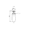 M12D Fem Droit 4p/RJ45 4p; Câble Blindé Vert Cpc 16m, CAT5 - 7000-44621-7961600