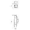 M12D Fem Droit 4p/RJ45 4p; Câble Blindé Vert Cpc 16m, CAT5 - 7000-44621-7961600