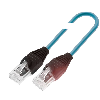 RJ45 Mâle Droit/RJ45 Mâle Droit; TPE Blindé 4x24AWG Bleu Cpc 3m - BCC E894-E894-90-339-ES64N9-030 (BCC0HPZ)