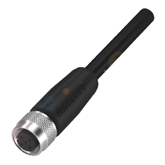 M12A Fem Droit 5p; Câble Blindé PUR 5x0.34 Noir Cpc 100m (60V) - BCC M415-0000-1A-043-PS0534-10X (BCC0H68)-Lire la description