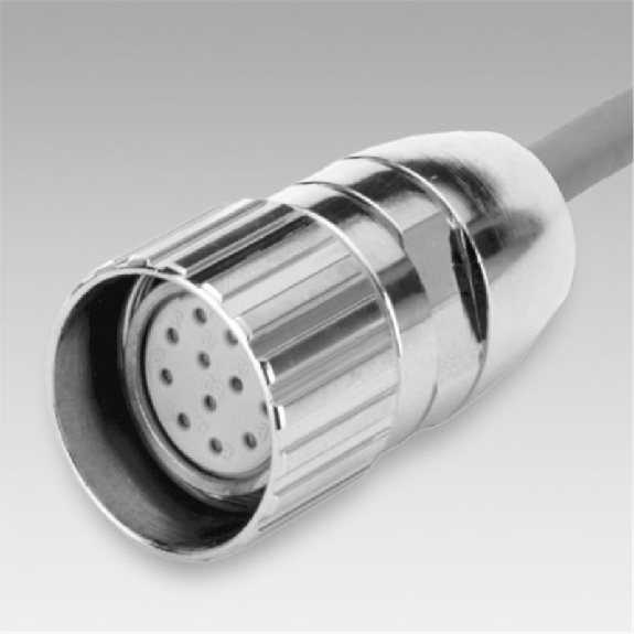 M23 Fem Droit 12p; Câble Blindé PVC Gris 10m - Z 182.007 M23 Fem Droit 12p; Câble Blindé PVC Gris 10m - Z 182.007-Lire la description