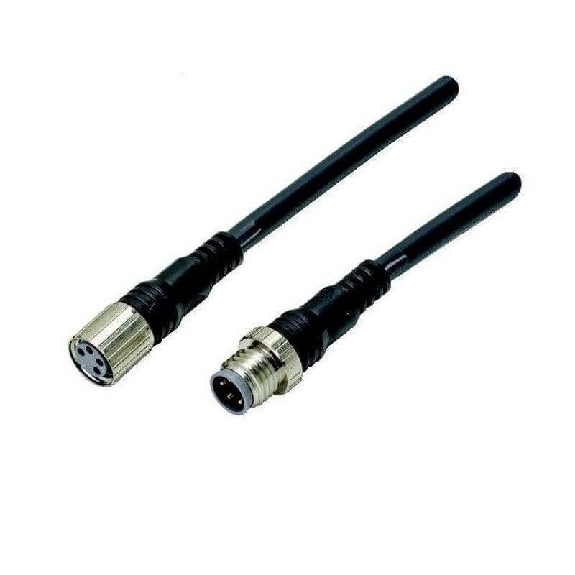 M12 Fem Droit/M12 Mâle Droit; Câble - XS3W-M421-405-R M12 Fem Droit/M12 Mâle Droit; Câble - XS3W-M421-405-R-Lire la description