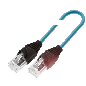 RJ45 Mâle Droit/RJ45 Mâle Droit; TPE Blindé 4x24AWG Bleu Cpc 5m - BCC E894-E894-90-339-ES64N9-050 (BCC0E8H)-Lire la description