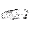 Câble E/S, 1 m, entre MIL20 et fils libres - XW2Z-0100DL-L Câble E/S, 1 m, entre MIL20 et fils libres - XW2Z-0100DL-L