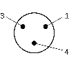 Cellule EAP PNP/NPN P=25mm PinPoint LO / M08 3P - WTB4FP-213112A0ZZZ (1125737)