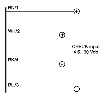 Cellule Barrage (E) P=16/32m IR M18 Métal Axial M12 4P - MSE/00-1E-Lire la description