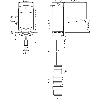 Cellule EAP en V PNP/NPN P=50mm PinPoint IOL LO/DO / M12 4P+C0.2m PVC - WTV4FE-84161120A00