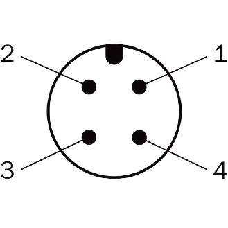Cellule EAP PNP/NPN P=150mm 2lignes rouge IO-Link LO/DO M12 4P+C0.15m - WTB4ST-84161120A00-Lire la description
