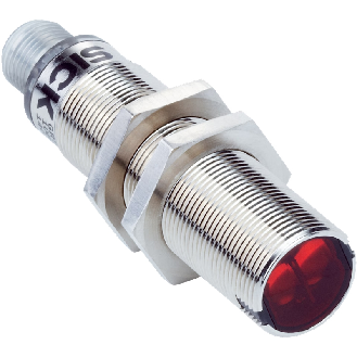 Cellule Bar. reflex PNP P=7,2m PinPoint M18 LO/DO Métal Axial M12 4P - GRL18-F2452-Lire la description