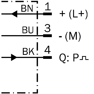 Cellule EAP PNP/NPN P=100mm PinPoint LO / M08 3P - WTB4FP-213111A0ZZ4-Lire la description