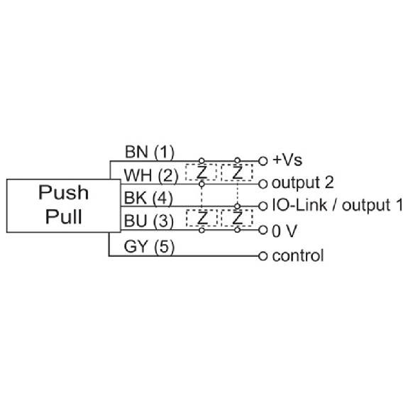 SmartReflect PNP/NPN P=2,5m IO-Link DO 12-30Vdc / M12 5P - OT500.SL-GDGQJ.72F (OT500.GD-11240054)-Lire la description