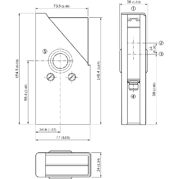 Cellule Bar. reflex Ex PNP/NPN P=22m LR LO/DO E.test / M12 5P - WL24-2V530S06-Lire la description