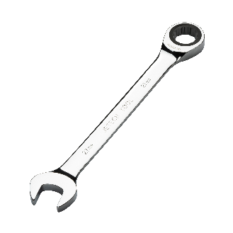 Jetech 27mm Clé mixte à cliquet - Clé polygonale en acier de qualité industrielle Cr-V au fini chrome poli-Lire la description