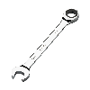 Jetech 27mm Clé mixte à cliquet - Clé polygonale en acier de qualité industrielle Cr-V au fini chrome poli