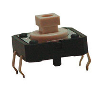 Taster (Schließer / Stößel), Betätigungskraft 2,6N, schwarz, 12x12x7,3mm-Beschreibung lesen