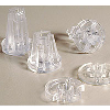 Tastkappe mit 2 LED-Aussparungen, transparent, Ø 16mm, Höhe 4,7mm