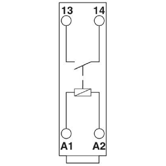 Module porte-relais, avec relais, SPDT, tension d'entrée 24VAC/DC - EMG 10-REL/KSR- 24/21-LC-Lire la description