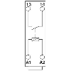 Module porte-relais, avec relais, SPDT, tension d'entrée 24VAC/DC - EMG 10-REL/KSR- 24/21-LC