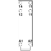 Module porte-relais, avec relais, SPDT, tension d'entrée 24VAC/DC - EMG 10-REL/KSR- 24/21-LC