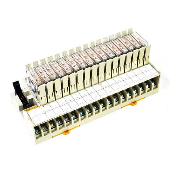 Interface E/S NPN, 16 sorties relais SPST-NO, 24Vdc - G7TC-OC16 DC24 Interface E/S NPN, 16 sorties relais SPST-NO, 24Vdc - G7TC-OC16 DC24-Lire la description