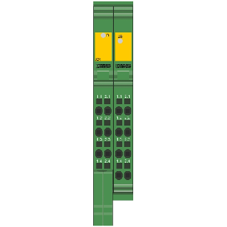 Module 1 sortie analogique 0-20 mA, 4-20 mA, 0-10 V - IB IL AO 1/SF-PAC-Lire la description