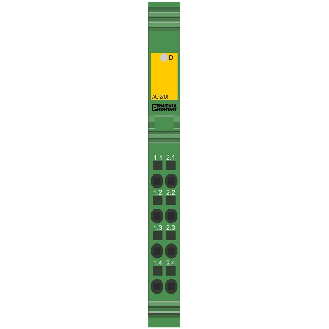 Module 2 sorties, 0-20 mA, 4-20 mA, ±20 mA, 0-10 V, ±10 V, 2 fils - IB IL AO 2/UI-PAC-Lire la description