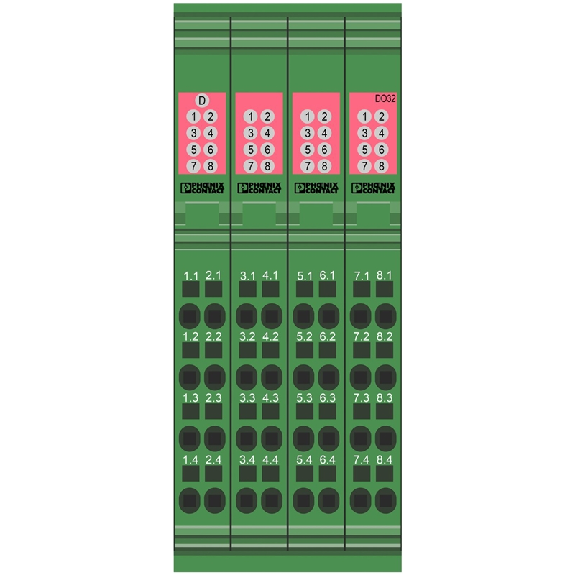 Module 32 sorties TOR 24Vcc 500mA 1 fil - IB IL 24 DO 32/HD-PAC Module 32 sorties TOR 24Vcc 500mA 1 fil - IB IL 24 DO 32/HD-PAC-Lire la description