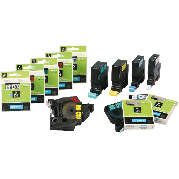 DYMO-Schriftbandkassette, Schrift: schwarz, Grund: transparent, Breite 19mm, 7m DYMO-Schriftbandkassette, Schrift: schwarz, Grund: transparent, Breite 19mm, 7m-Beschreibung lesen