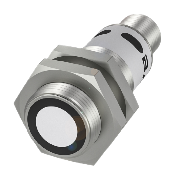 Ultrason Directe ANA 4-20mA P120-1300mm M18 Axial 10-30Vdc / M12 5P - BUS M18M1-XB-12/100-S92G (BUS004M)-Lire la description